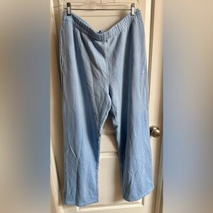 NWT SKIMS French Terry Straight Leg Pants - Blue Bell - Size L (Fits XL)